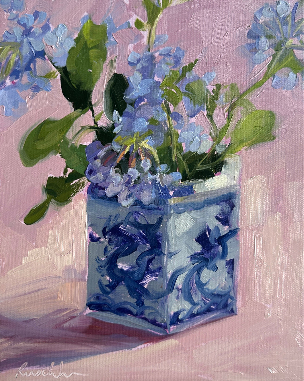 Plumbago and Chinoiserie