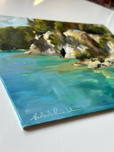 Load image into Gallery viewer, Little Blue Lake (9x12 inches Oil on Canvas Panel)