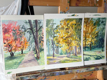 Load image into Gallery viewer, Red - Gouache - Autumn Series