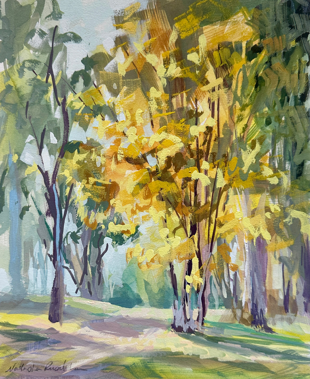 Yellow - Gouache - Autumn Series